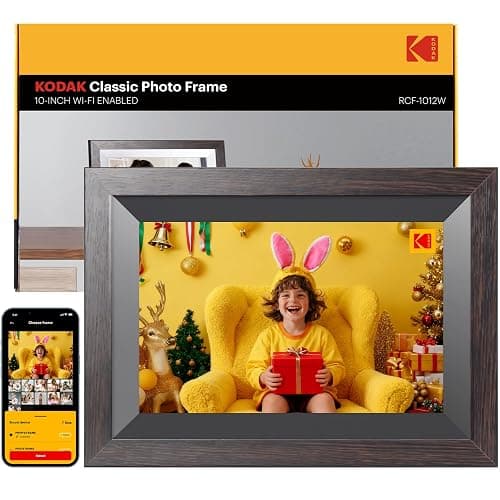 KODAK 10.1 Inch WiFi Digital Picture Frame with 32GB Storage, Electronic Smart Digital Photo Frame 1280x800 IPS Touch Screen, Auto-Rotate, Share Moments Instantly Gifts for Women Mothers Day Christmas - Image 1