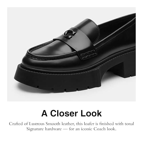 COACH Women's Leah Platform Loafers thumbnail 5