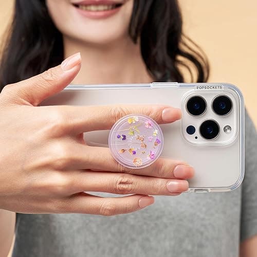 ​​​​PopSockets Phone Grip with Expanding Kickstand, Adhesive Grip, Cute PopSockets - Purple Fields thumbnail 5