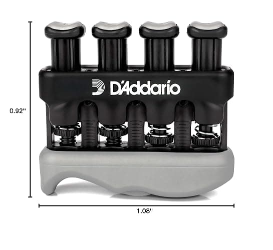 D’Addario Varigrip Hand Exerciser–Improve Dexterity and Strength in Fingers, Hands, Forearms- Adjust Tension Per Finger– Simulated Strings Help Develop Calluses- Comfortable Conditioning thumbnail 9