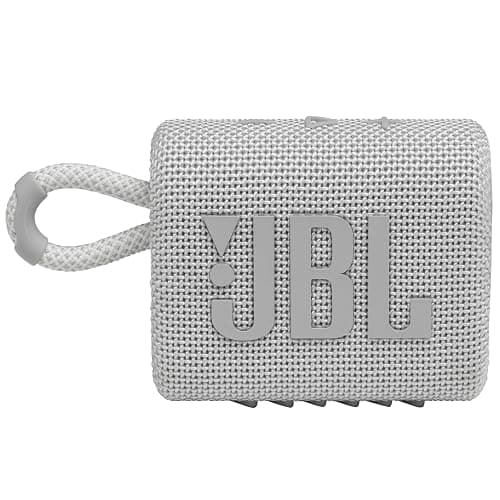 JBL Go 3 - Portable Mini Bluetooth Speaker, big audio and punchy bass, IP67 waterproof and dustproof, 5 hours of playtime, speaker for home, outdoor and travel (White) thumbnail 6