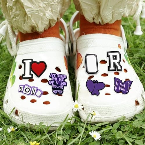 pupvus 20Pcs for Singer merch, Music-Themed Shoe Charms for Clogs & Shoes with Holes - Decorative Accessories for Beach Parties, Cute Gifts for Girls, Boys, Women (20 Charms Set) thumbnail 7