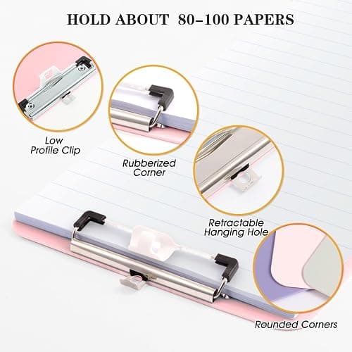  Pink Plastic Clipboard thumbnail 6