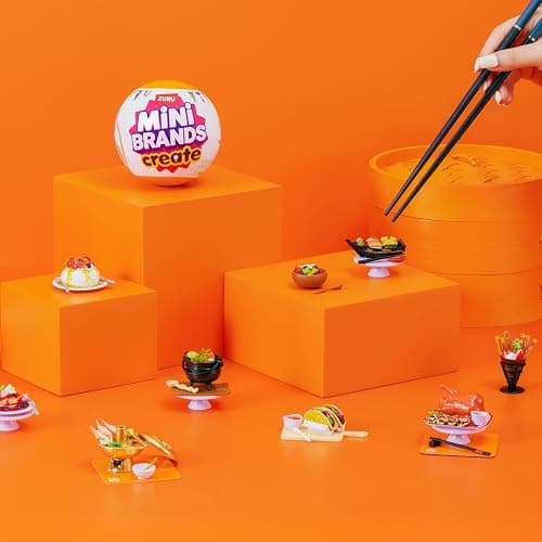 Mini Brands Create MasterChef Series 2 by ZURU (2 Pack) – Real Mini Dishes with Ingredients, UV LED Tool & Recipe Card | DIY Toy Capsule Non-Edible Collectible for Kids, Teens, and Adults. thumbnail 2