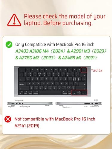 Seorsok Compatible with MacBook Pro 16 inch Case 2024-2021 M4 M3 M2 M1 A3403 A3186 A2991 A2780 A2485,Elegant Leather Plastic Hard Shell Case with Transparent Keyboard Cover,Beige Woven No Logo Cutout thumbnail 3