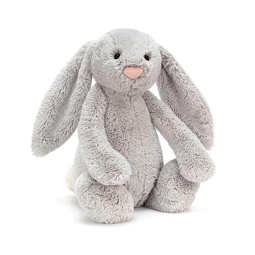 Jellycat Bashful Grey Bunny Stuffed Animal, Huge 21 inches - Rabbit and Bunny Plush Toy - Classic Children's Gift - Image 1