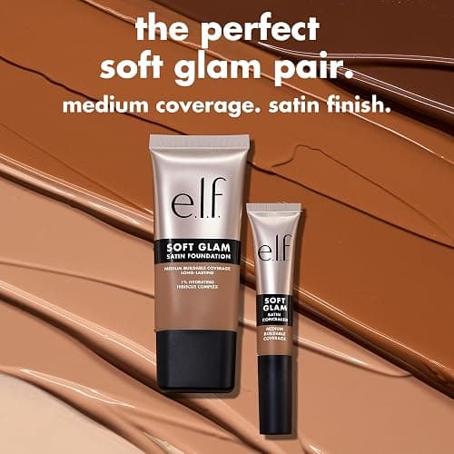 e.l.f. Soft Glam Satin Concealer, Medium Coverage For Blemishes & Under-Eye, Crease-Resistant, Long Lasting, Vegan & Cruelty-Free, 21 Light Neutral thumbnail 7