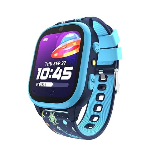 PlayZoom 4 Kids Smartwatch, Educational Tech Toy – 25+ Games, Selfie Camera, Audiobooks, Step Tracker, Water‑Resistant, Parental Controls, Long Battery, Ages 4‑12 (Navy Dinosaurs) - Image 1