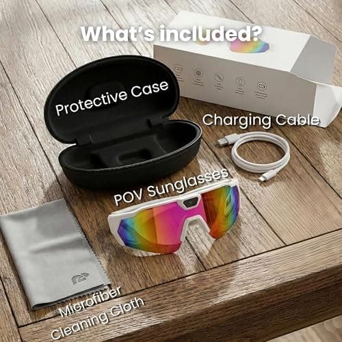 Softball Glasses with Camera, Pov Glasses Camera 4k with 32gb Sd Card, For Baseball & Outdoor thumbnail 7