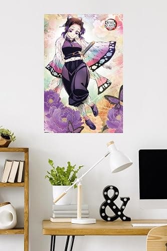 Demon Slayer: Hashira Training - Shinobu Wall Poster, 34L" x 22.4W", Premium Unframed Version thumbnail 2