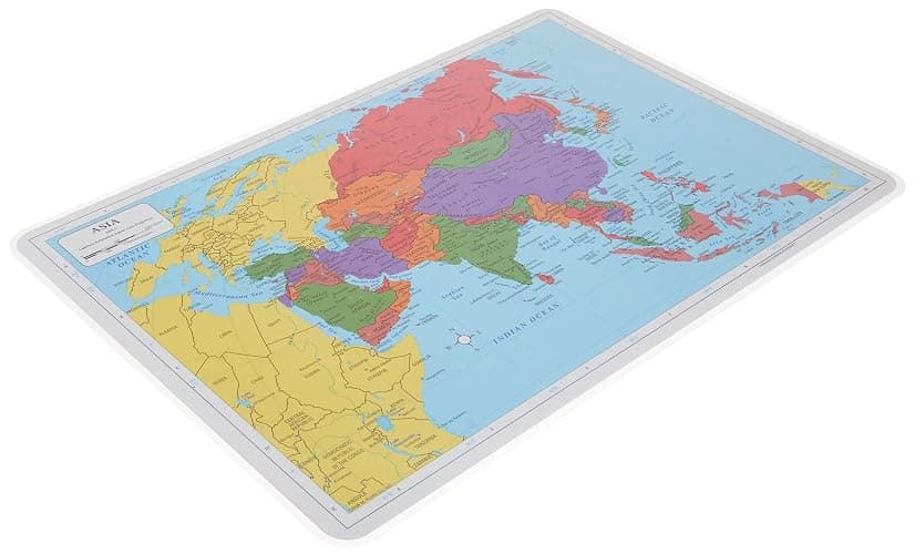Painless Learning Asia Map Placemat 12 x 17 1/2 inches thumbnail 4
