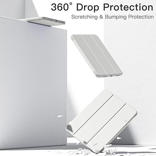 Dirrelo Compatible with iPad (A16) 11th Generation Case 11 Inch 2025 New, for iPad 10th Generation Case 10.9 Inch 2022, Trifold Stand Protective Cover with Pencil Holder, Auto Sleep/Wake, Light Gray thumbnail 5