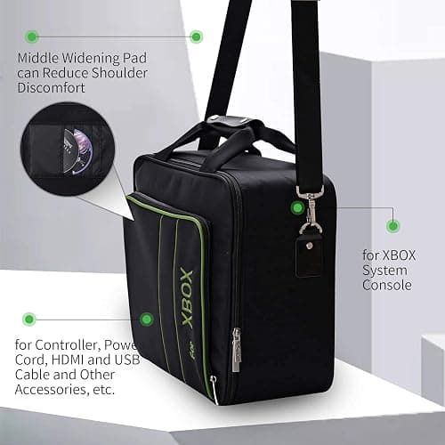 G-STORY Carrying Case for Xbox Series X S, Travel Bag Console Controllers thumbnail 6