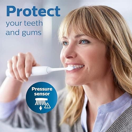 Philips Sonicare ProtectiveClean 4100 Electric Rechargeable Toothbrush, Plaque Control, Pastel Pink, Phi0304, 1.0 Count thumbnail 6