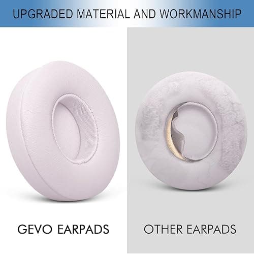 GEVO Ear Pads Replacement for Beats Solo 4 Wireless On-Ear Headphones, Earpads Ear Cushions for Solo 4 with Soft Protein Leather, Stronger Adhesive Backing (Cloud Pink) thumbnail 5