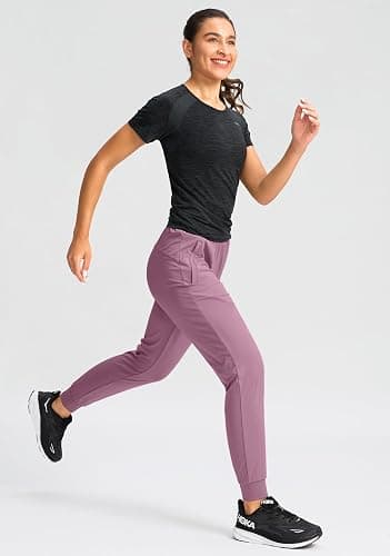 G Gradual Women's Joggers Pants with Zipper Pockets Tapered Running Sweatpants for Women Lounge, Jogging - Slate Blue Small thumbnail 7
