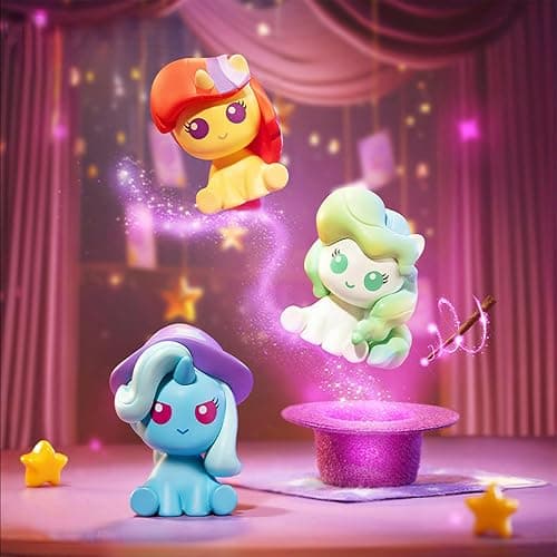 MINISO My Little Pony Blind Box Toy Surprise Box Figure Model Cute Peripheral Ornaments Collectible Toy Surprise Figures for Room Decorations, Birthday Gifts (Random) 3 Mini Figures per Box thumbnail 6
