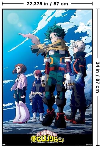 My Hero Academia: Season 7 - Group Key Art Wall Poster, 34L" x 22.4W", Unframed Version thumbnail 3