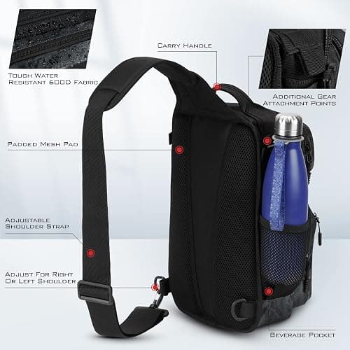 KastKing BlowBak Tactical Sling Tackle Bag-Lightweight Fishing Backpack Storge Fishing Gear and Equipment,Gift for Men thumbnail 7