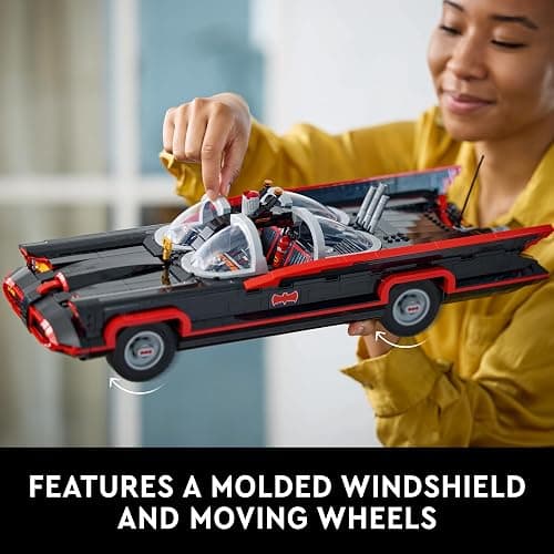 LEGO DC Batman: The Classic TV Series Batmobile, DC Collectible Car, Building Set Inspired by The 1966 Television Show’s Classic Batmobile, Creative DC Gift for Adults and Super Hero Fans, 76328 thumbnail 3