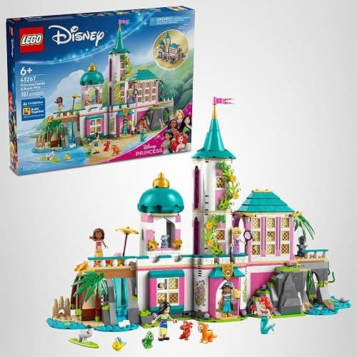 LEGO Disney Princess Castle & Royal Pets Kids Toy - Pretend Play Building Set for Girls and Boys, Ages 6+ - Includes Ariel, Rapunzel, Jasmine, Moana, and Mulan - Gift Idea for Birthdays - 43267 thumbnail 7