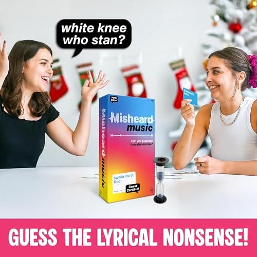Lucky Egg Misheard Music Game – Guess the Song or Artist w/ 500 Lyrical Nonsense Cards – Hilarious Family Games for Kids and Adults – Play in Teams – Fun Music Games for Karaoke & Party Entertainment thumbnail 2