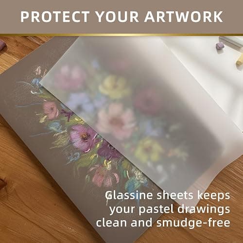 Somime 9x12 (600gsm) Sanded Pastel Paper Pad for Artists, 12 Sheets of 6 Assorted Colors Heavyweight Drawing Paper Pad for Pencils and Soft Oil Charcoal Pastels thumbnail 6