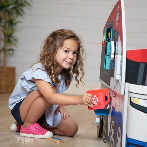 Melissa & Doug PAW Patrol Wooden PAW Patroller Activity Center Multi-Sided Play Space - FSC Certified thumbnail 6