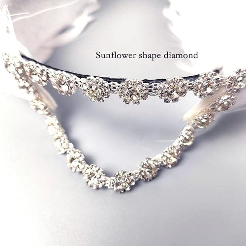MTPLOP Classic White Feather and Diamond Hair Band for Ballet Dancers Swan Lake Dance Costume Headwear thumbnail 4