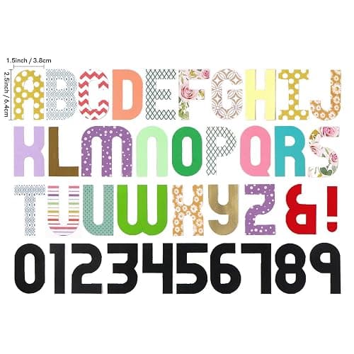 BAOFALI Mini Alphabet Punch Board for DIY Craft Cards Scrapbooking Party DecorFinished Letter&Number&Punctuation Measures 1 1/2" x 2 1/2" Signs, Cards, Creating Letters, Numbers thumbnail 8