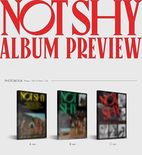 Itzy - Not Shy Album [Random ver.] [Pre Order] CD+Photobook+Folded Poster+Pre Order Benefit+Others with Extra Decorative Sticker Set, Photocard Set thumbnail 2