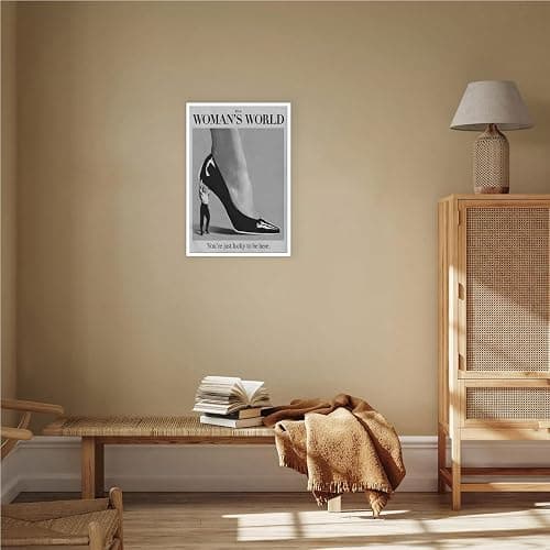 Retro This Is A Woman Is World Poster Feminist Canvas Wall Art Modern Black And White Feminine Hot Girls Room Aesthetic Prints Painting For Home Bedroom Dorm Wall Decor 12x16in Unframed thumbnail 6