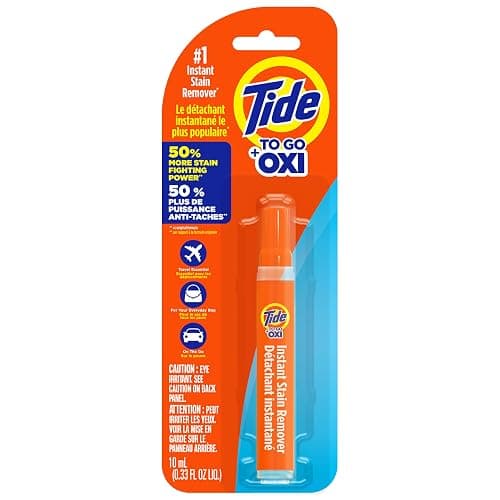 Tide To Go Instant Stain Remover, Tide Pen Stain Remover for Clothes, Instant Stain Remover Pen & Spot Cleaner, Portable & Travel-Friendly, Works on Food & Drink Stains, 1 Count Pack thumbnail 2