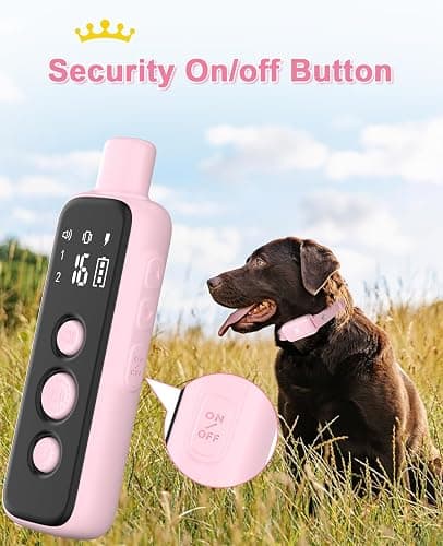 Bousnic Shock Collar for Dogs - Waterproof Rechargeable Dog Electric Training Collar with Remote for Small Medium Large Dogs with Beep, Vibration, Safe Shock Modes (8-120 Lbs) thumbnail 6