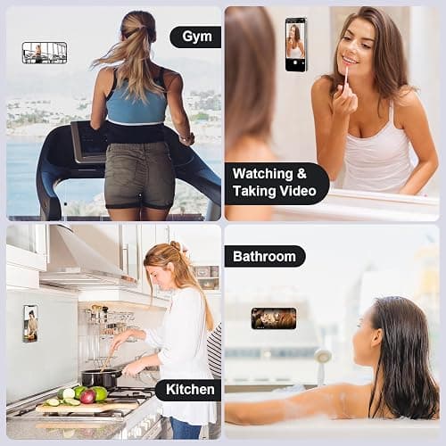 Magnetic Suction Cup Phone Mount Ring Holder for Mag Safe, Strong Grip Phone Stand for Mirror Selfies & TikTok Videos, 360° Rotatable Fidget Gadget for iPhone 16/15/14/13/16 Series thumbnail 8