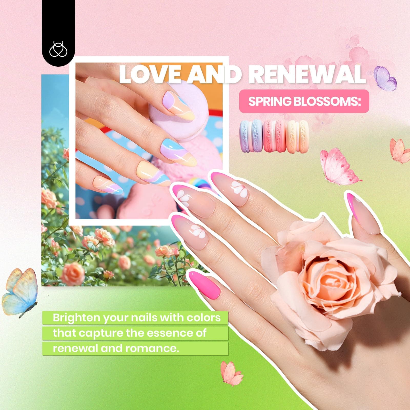 Beetles Gel Nail Polish Kit with UV Lamp 35 Colours 68 Pcs Starter Set thumbnail 3