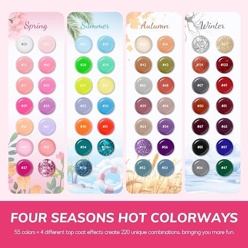 Amazon Nail polish 60 colors and UV light  thumbnail 7