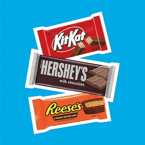 HERSHEY'S, KIT KAT and REESE'S Assorted Milk Chocolate Candy Variety Box, 27.3 oz (18 Count) thumbnail 8