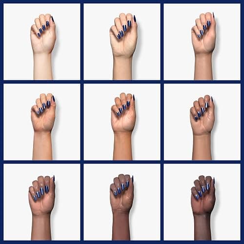 Beetles Gel Nail Polish 15 ml Midnight Navy Blue Solid Dark Blue Deep Color Soak Off LED UV Lamp DIY Decoration Manicure Art Design Salon at Home Gel Nail Gifts for Her thumbnail 4