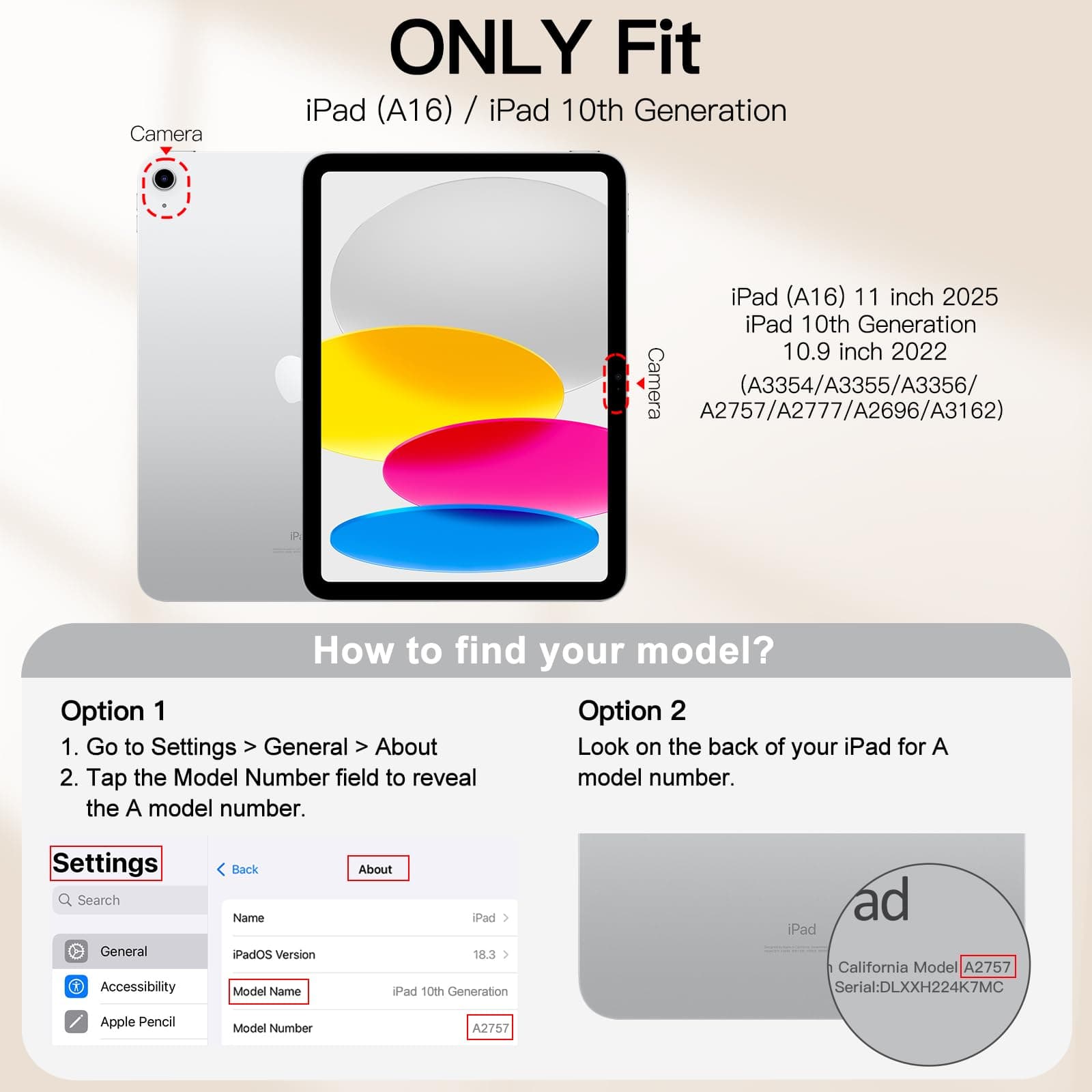 JETech Capa Magnética para iPad (A16) 11ª/10ª Geração (2025/2022), Fixação Magnética, Case Fina para Tablet com Despertar/Sono Automático (Rosa) thumbnail 2