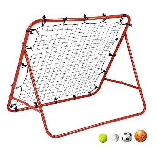 Rebounder Net Practise Football Training Net Soccer Kickback Target Goal Pro for Children Kids Play Teaching Equipment Adjustable Portable Soccer Door thumbnail 6
