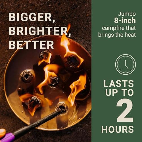 Radiate XL Portable Campfire As Seen On Shark Tank - Made in USA - Up to 2 Hours of Burn Time - Reusable Travel Fire Pit for Camping, Beach, Patio - Portable Fire Pit (Eucalyptus Scent) thumbnail 2