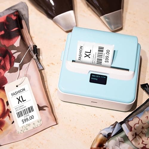 ORGSTA T003 Label Maker Thermal Bluetooth and USB 20mm -75mm PrinterPortable Mini Handheld 2200 mAh Shipping label Making Machine with Tape thumbnail 7