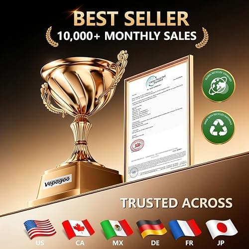 Vepagoo Ceramic Car Window Tint Film 50% VLT, 40" x25FT | Daytime privacy, no signal interference, 99% UV block, scratch-resistant, DIY side/rear windows. thumbnail 2
