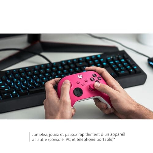 Xbox Manette sans Fil - Deep Pink Series X, Series S, One, Windows 10 & 11, Android et iOS thumbnail 8