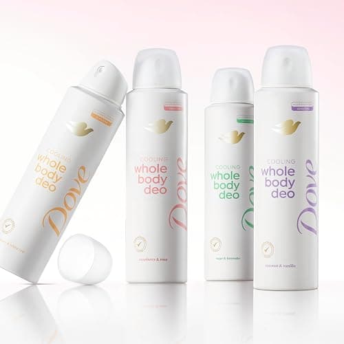 Dove Whole Body Deodorant Cooling Spray Raspberry & Rose Aluminum Free 4oz thumbnail 7