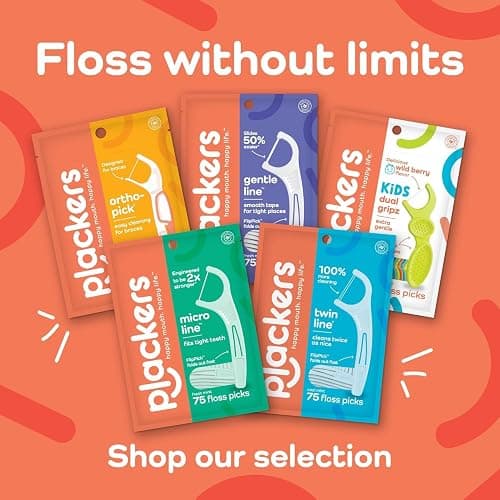 Plackers Micro Line Dental Floss Picks, Fold-Out FlipPick, Tuffloss, Easy Storage with Sure-Zip Seal, Fresh Mint Flavor, 75 Count (Pack of 1) thumbnail 6