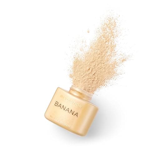 Revolution, Loose Baking Powder, Makeup Setting Powder, Long-Lasting Coverage, Mattifies & Reduces Shine, Banana, 1.12 oz thumbnail 6
