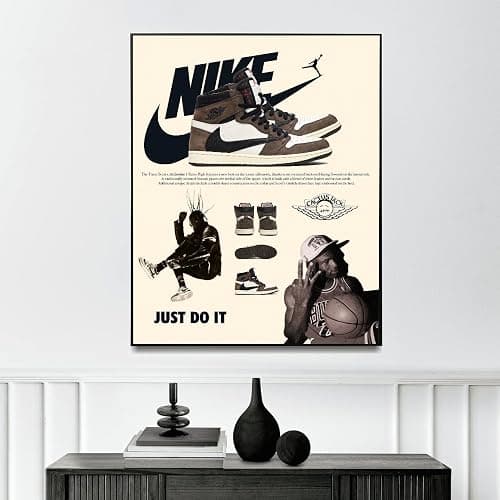 CREAARO Hypebeast Sneaker Poster Unframed - Shoes Posters for Boys Guys Men Room - AJ-Travis - Wall Art Painting 12x16 inch thumbnail 3