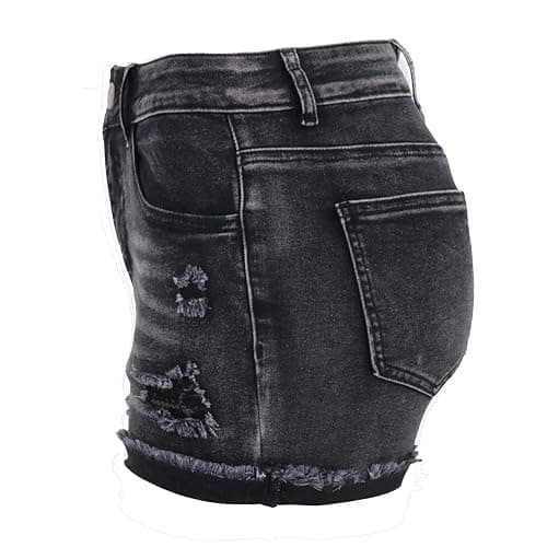 Atditama Women's Summer Ripped Jean Shorts Stretch Skinny Frayed Denim Shorts Beach Casual Women Shorts thumbnail 6